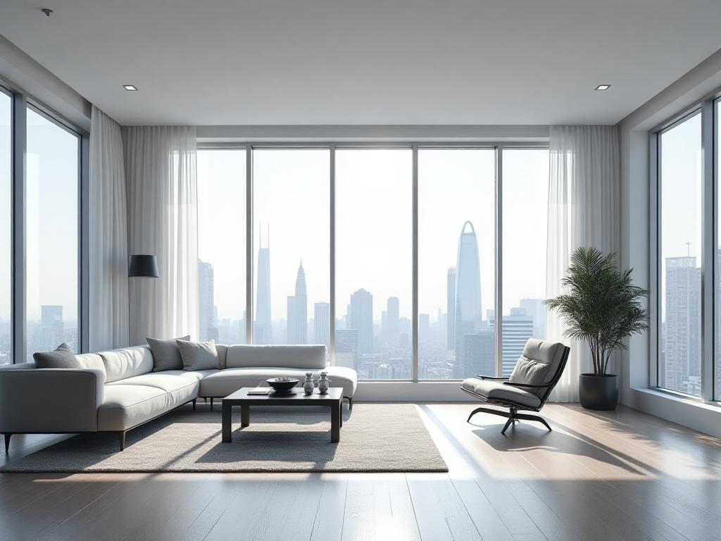 Full view of apartment project